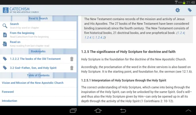 Catechism android App screenshot 0