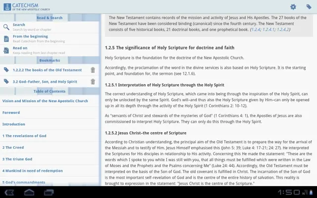 Catechism android App screenshot 1