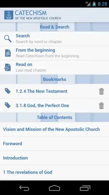 Catechism android App screenshot 2